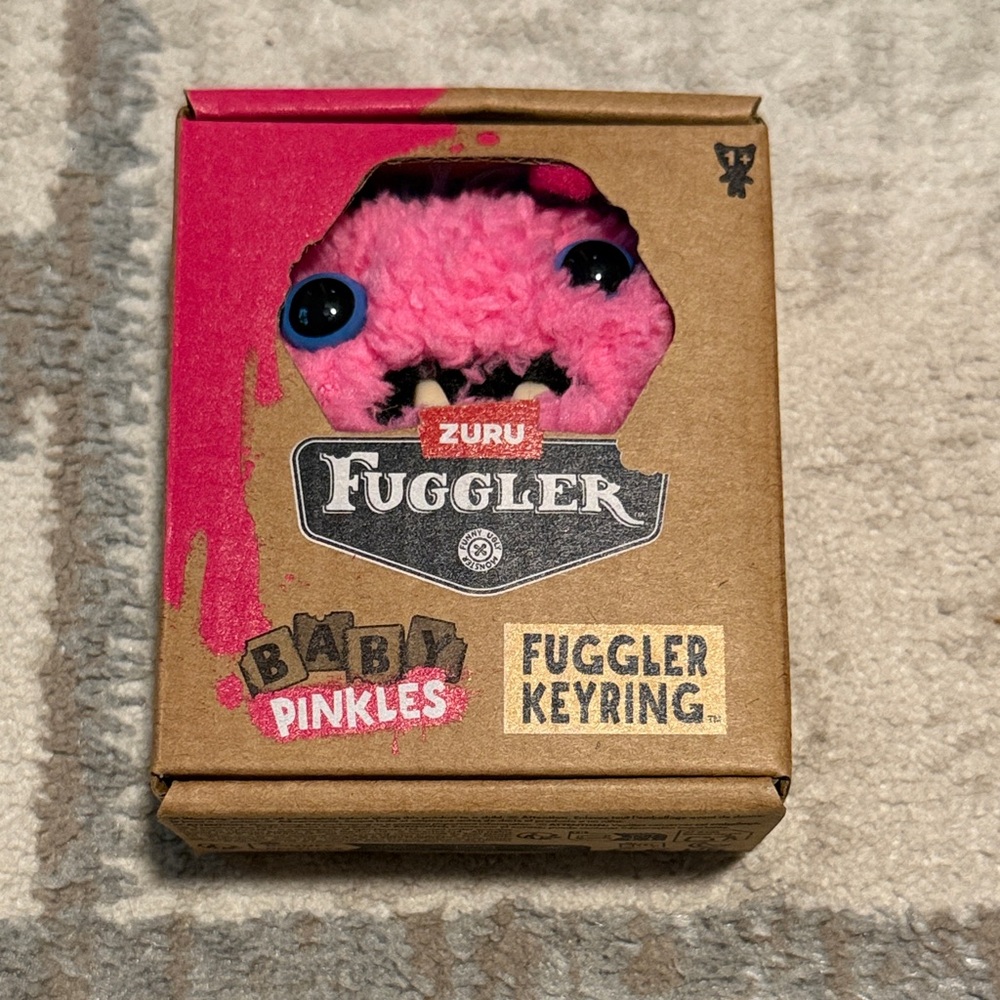 Fuggler Baby Pinkles Pink Fuggler Keyring